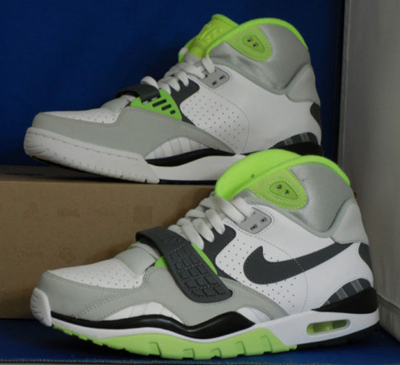 Nike Air Trainer Sc Ii High White Dark Grey Neutral Grey Citron Sample 04