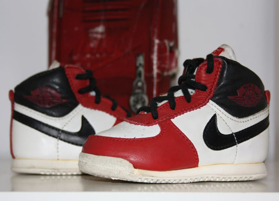 Nike Baby Jordan 1 White Red Ebay 01