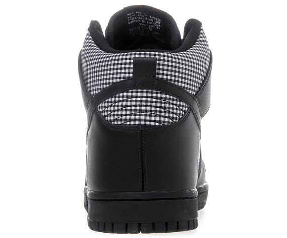 Nike Dunk High Black Gingham Jdsports 05