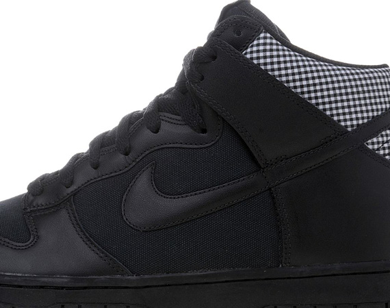 Nike Dunk High - Black - White - Gingham @ JD Sports