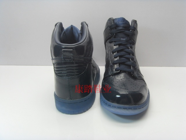 Nike Dunk High Premium Obsidian Crinkled Patent Leather 6