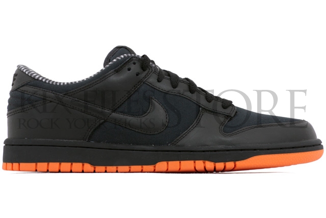 Nike Dunk Low Black Bright Mandarin 1