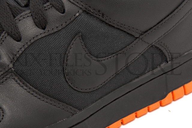 Nike Dunk Low Black Bright Mandarin 3