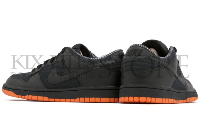 Nike Dunk Low Black Bright Mandarin 5
