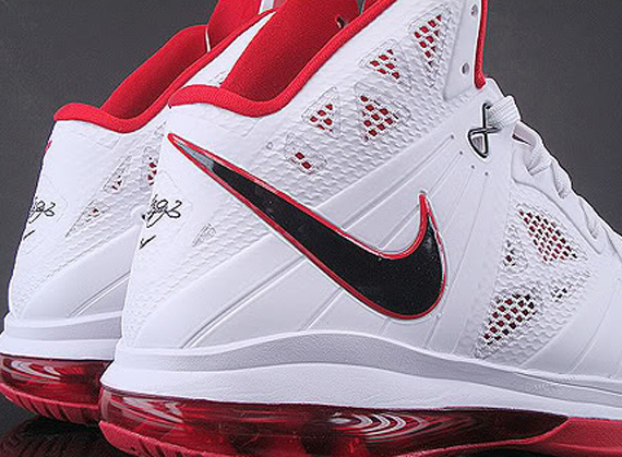 Nike Lebron 8 Ps White Sport Red Black Shaolin8 03