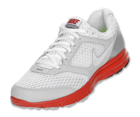 Nike Lunarfly 2 White Red Grey 01