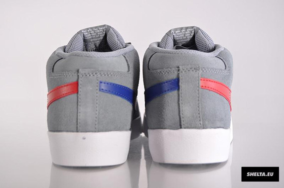 Nike Sb Blazer Cs Grey Blue Red Swoosh 08