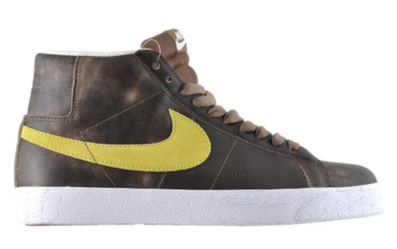 Nike Sb Blazer High Premium Cocoa Volt 2