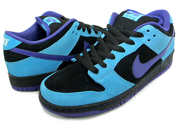 Nike Sb Dunk Low Black Varsity Purple Baltic Blue 03