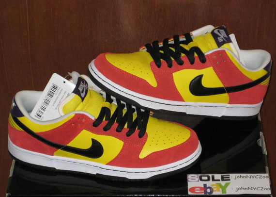 Nike Sb Dunk Low Midwest Gold Black Sample Ebay 03