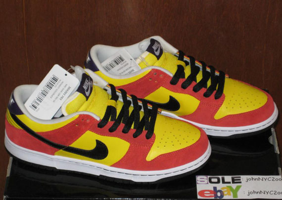 Nike Sb Dunk Low Midwest Gold Black Sample Ebay 08