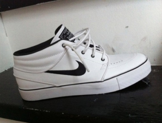 Nike Sb Stefan Janoski Mid White Black Delayed 2