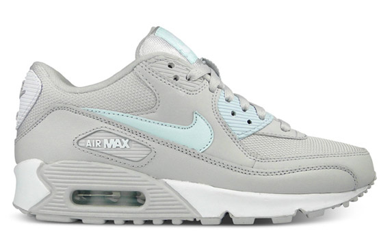 Nike Wmns Air Max 90 Neutral Grey Glacier Blue 2