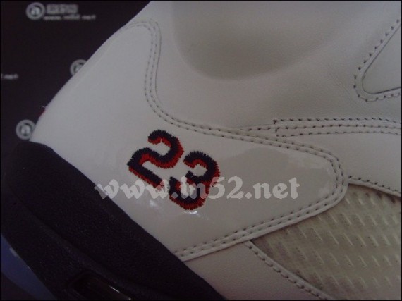 Air Jordan V (5) Retro – White – Varsity Red – Midnight Navy | Detailed Images