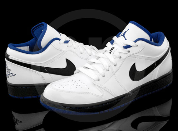 Air Jordan 1 Phat Low White Black Deep Royal 03