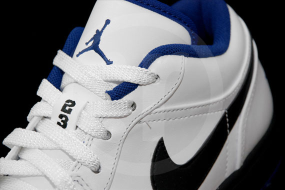 Air Jordan 1 Phat Low - White - Black - Deep Royal