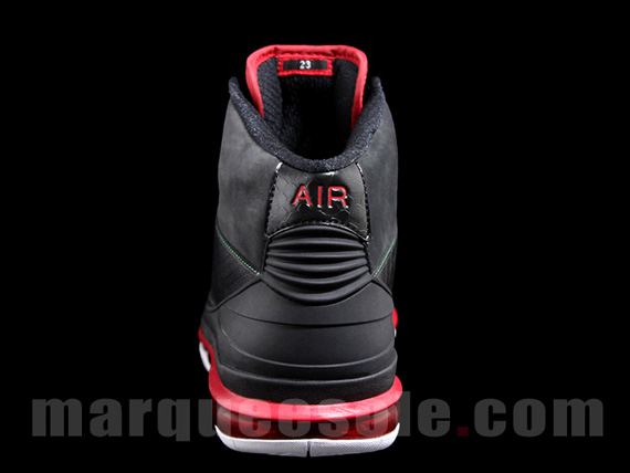 Air Jordan 2.0 Black Varsity Red Green Ms 05