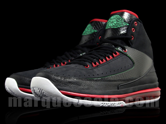 Air Jordan 2.0 Black Varsity Red Green Ms 07