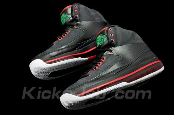 Air Jordan 2.0 Blk Red Grn Kl 06