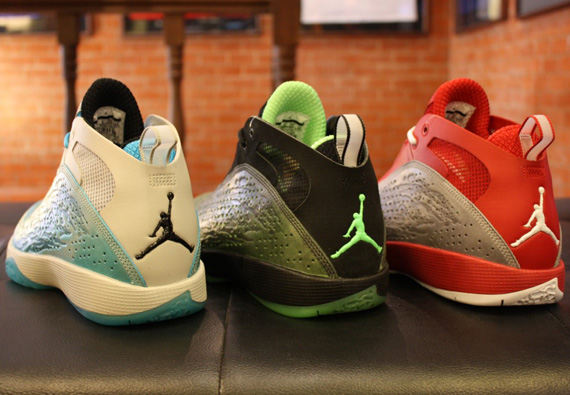 Air Jordan 2011 Orion Blue Varsity Red Neo Lime Release Date Change 06