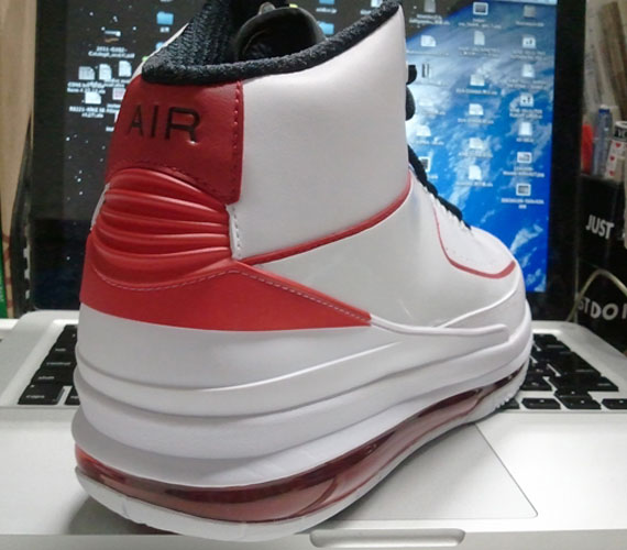 Air Jordan Ii Max White Black Varsity Red Kickslablog 03