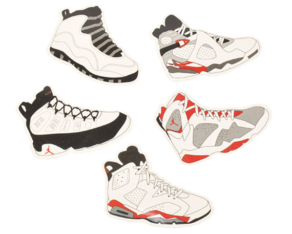 Air Jordan VI-X Stickers @ Kicks-Crew