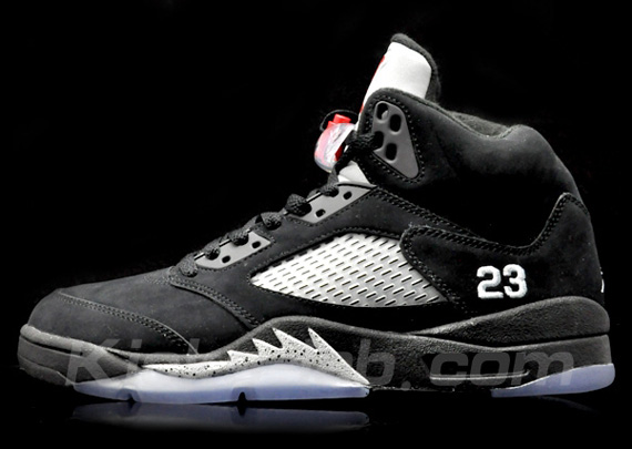 Air Jordan V Black Metallic Silver 2011 Kl 08