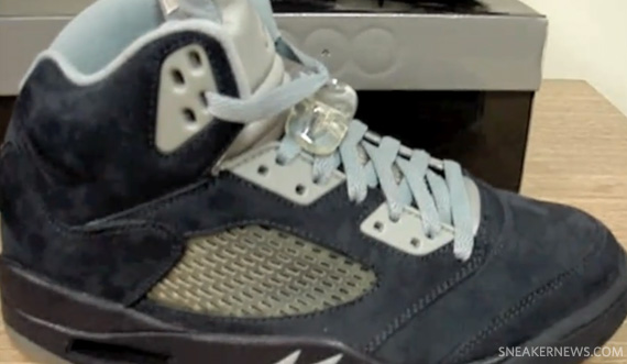 Air Jordan V Navy Grey Sample 05