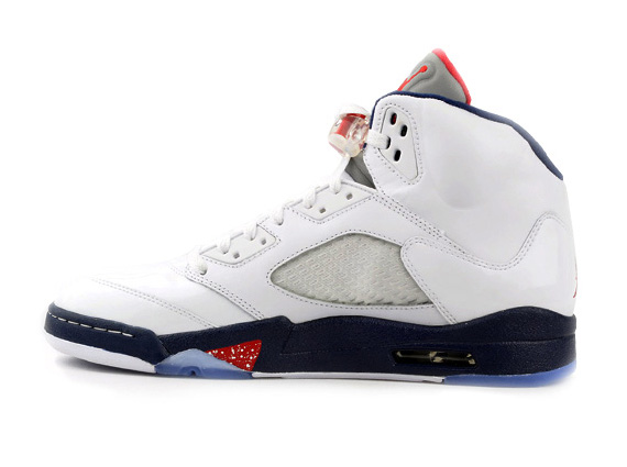 Air Jordan V White Varsity Red Obsidian Osneaker Preorder 02