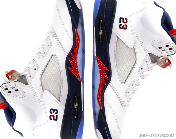 Air Jordan V – White – Red – Obsidian | New Images