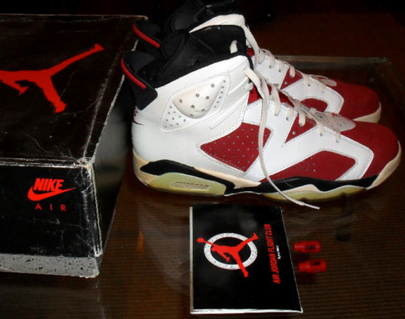 Air Jordan VI ‘Carmine’ – OG Pair on eBay