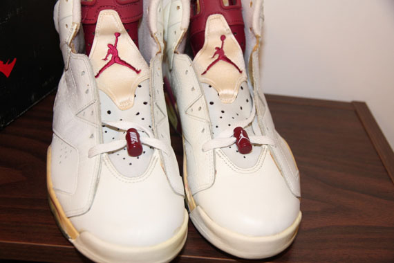 Air Jordan Vi White Maroon Og Pair On Ebay 07