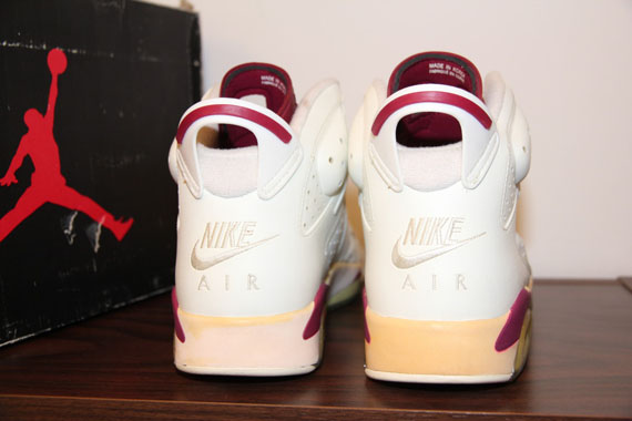 Air Jordan Vi White Maroon Og Pair On Ebay 12