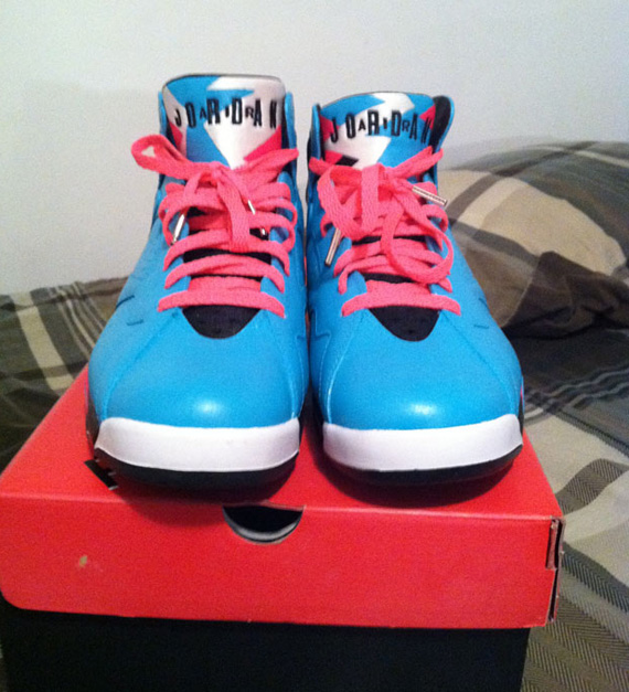 Air Jordan Vii South Beach Custom 01