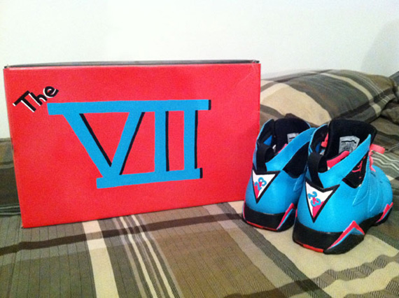 Air Jordan Vii South Beach Custom 03