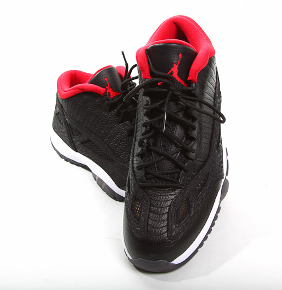 Air Jordan Xi Ie Low Black Varsity Red Ags 08