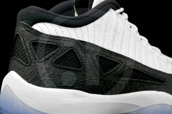 Air Jordan Xi Ie Low White Black Detailed Images 10