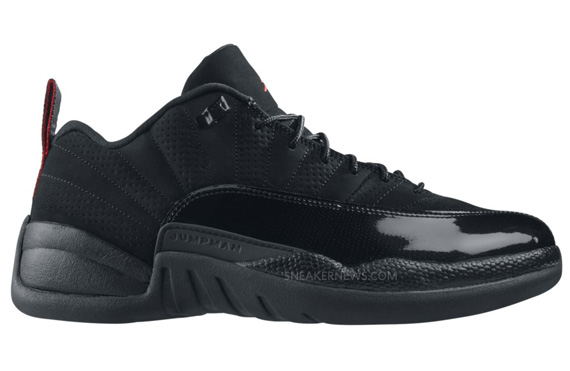 Air Jordan Xii Low Black Varsity Red Release Info 02