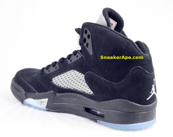 Ar Jordan V Retro Black Metallic Silver 2011 Sneakerape 01