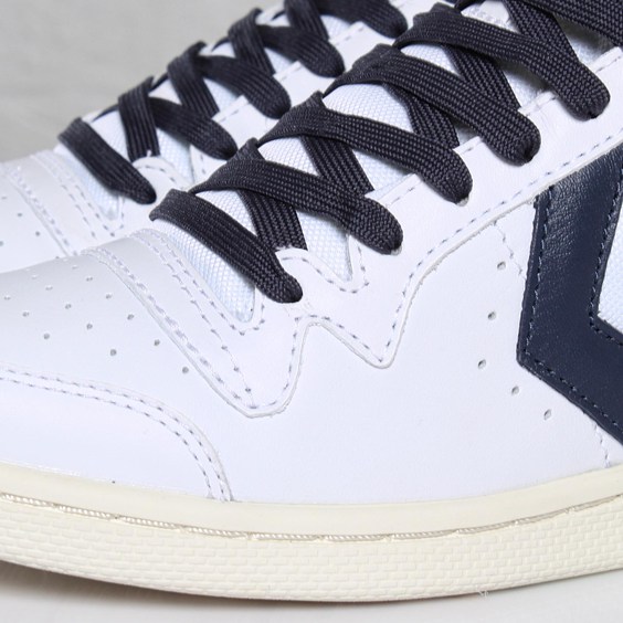 Converse Fast Break Pro Leather Mid White Navy 7