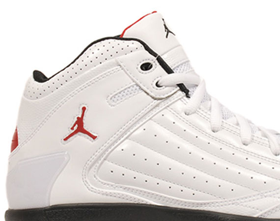 Jordan F2F - White - Varsity Red - Black