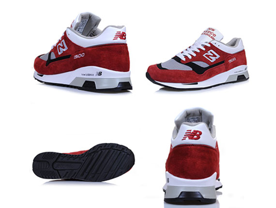 New Balance 1500 Red White Grey Hanon 01