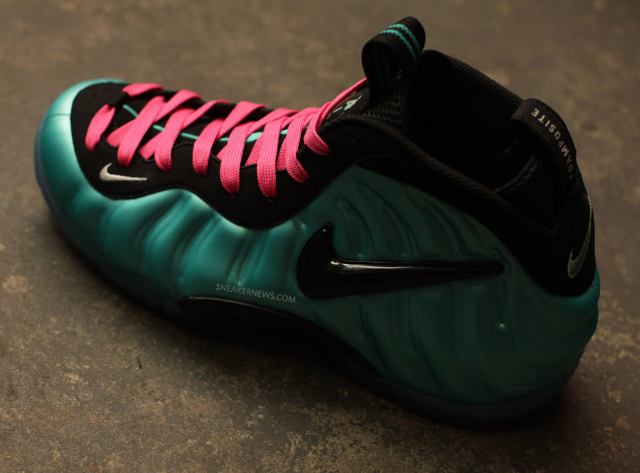 Nike Air Foamposite Pro Retro Black South Beach Lace Swap 61