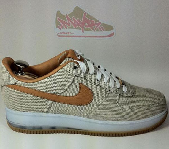 Nike Air Force 1 Bespoke Denim Gum Mayor 2