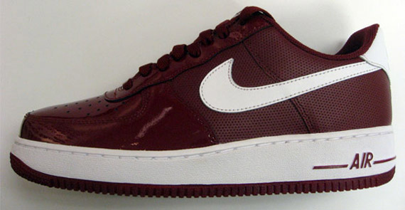 Nike Air Force 1 Burgundy White 2