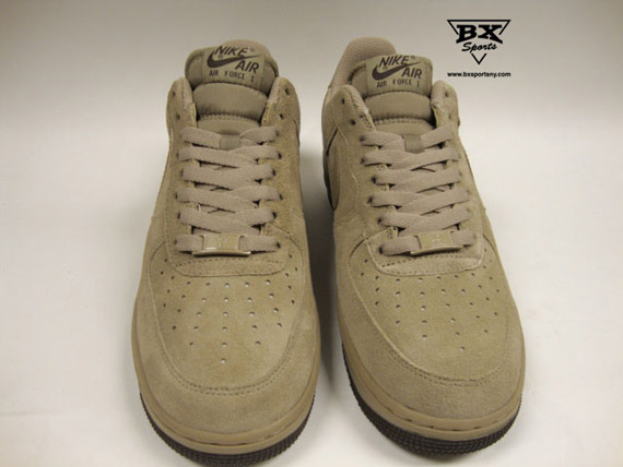 Nike Air Force 1 Low Beige Suede 05