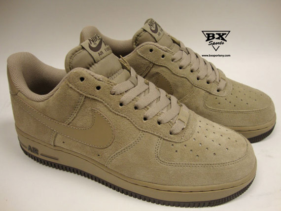 Nike Air Force 1 Low Beige Suede 06