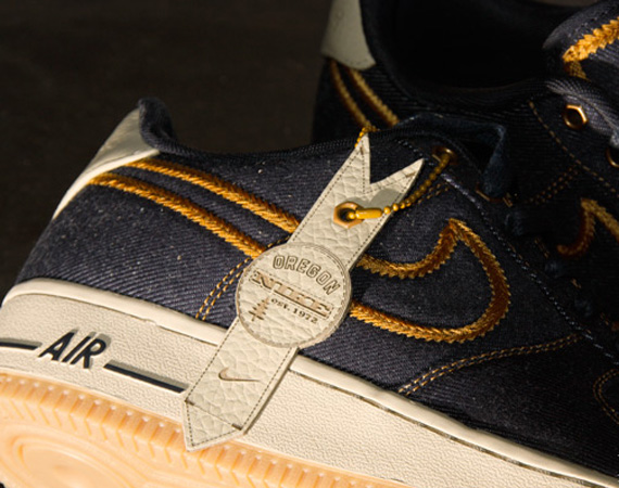 Nike Air Force 1 Low Premium Denim Bronze Kixfiles 07