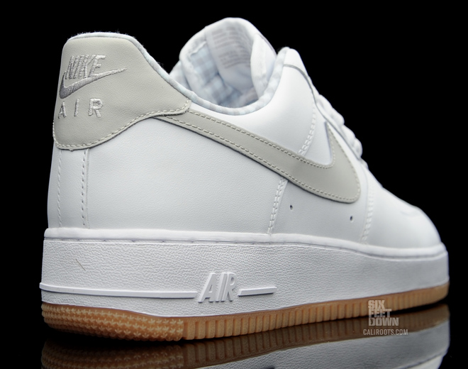 Nike Air Force 1 Low - White - Tech Grey - Gingham - Gum