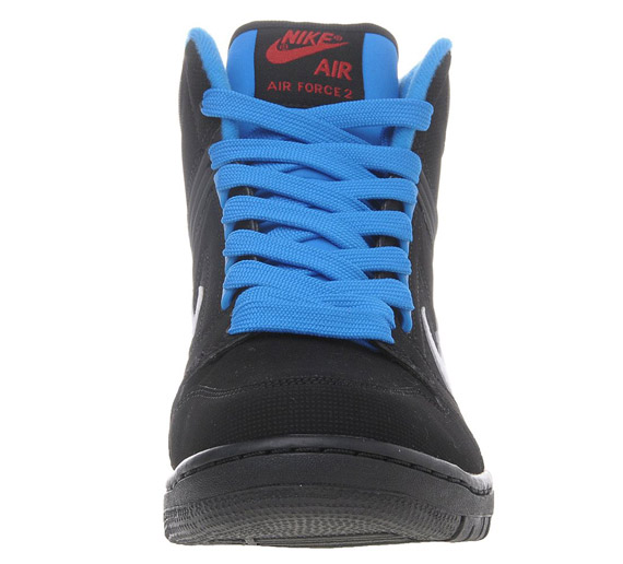 Nike Air Force Ii High Black Red Photo Blue 03